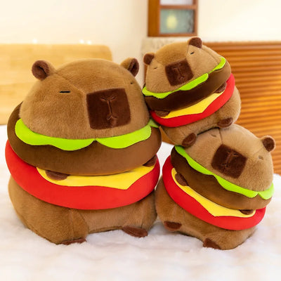 Capybara Hamburger Plushie – Stuffed Animal Toy plush toy – – – Image 2 | Plushie Produce