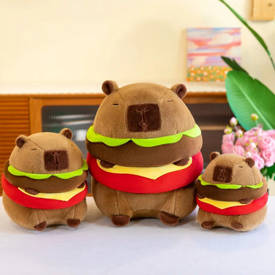 Capybara Hamburger Plushie – Stuffed Animal Toy plush toy – – – Image 4 | Plushie Produce