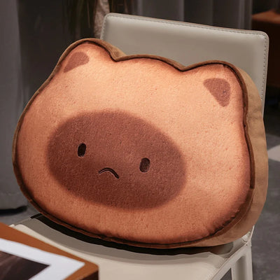 Capybara/Cat Cookie Plushie – Jumbo Comfort in a Sweet Design plush toy – – dark sad cat – Image 7 | Plushie Produce