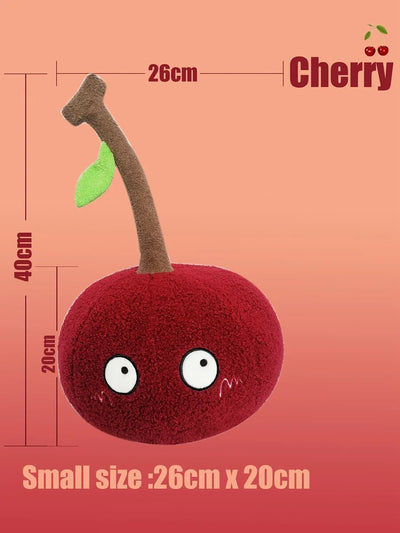 Cartoon Cherry Plushie, 10-14" | 25-35 cm plush toy – – – Image 3 | Plushie Produce