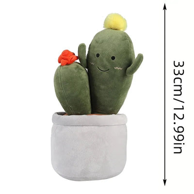 Cartoon Potted Cactus Plushie – Your Adorable Fake Plant Companion plush toy – – – Image 1 | Plushie Produce