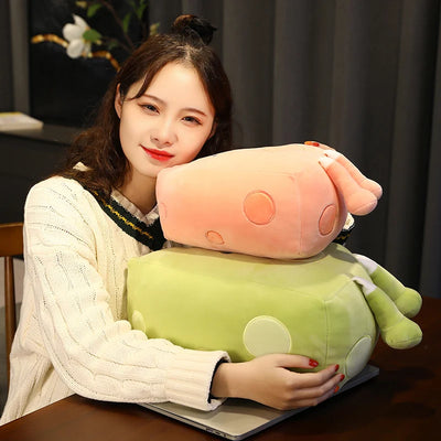 Cartoon Wedge of Cheese Plushie, 4 Colors, 12-20" | 30-50 cm plush toy – – – Image 4 | Plushie Produce