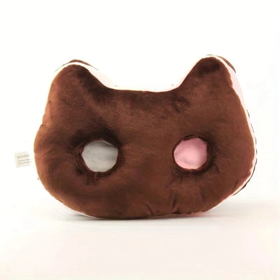 Cat Ice Cream Sandwich Plushie Seat Cushion, 9" | 25 cm plush toy – – – Image 4 | Plushie Produce