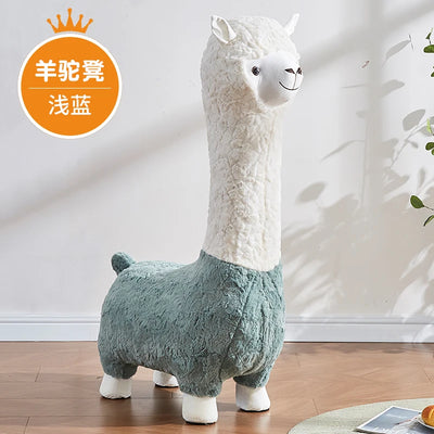 Cozy Alpaca Plushie Ottoman, Eight Colors plush toy – – – Image 3 | Plushie Produce