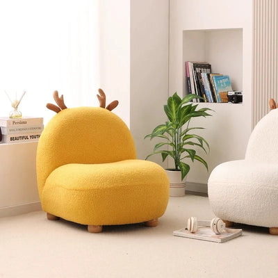 Deer-Inspired Children's Reading Chair – Five Colors plush toy – – yellow – Image 7 | Plushie Produce