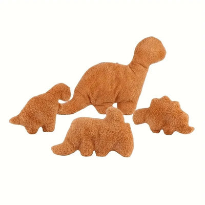 Dinosaur Plush Chicken Nuggets Set, Four Dinosaurs plush toy – – – Image 5 | Plushie Produce
