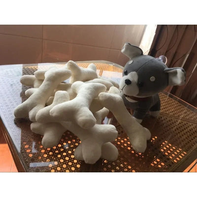 Dog Bone Chew Toy Plushie, 6-16" | 15-40 cm plush toy – – – Image 5 | Plushie Produce