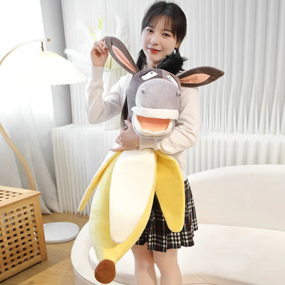 Donkey Banana Plushie, 8-35" | 20-90 cm 🍌🐴 plush toy – – – Image 2 | Plushie Produce