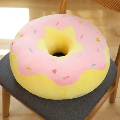 Donut Seat Cushion Plushie, Four Colors, 15" | 38 cm plush toy – – – Image 4 | Plushie Produce