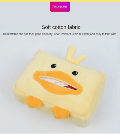 Duck Plushie Tissue Dispenser - Cute & Functional Car Accessory plush toy – – – Image 11 | Plushie Produce