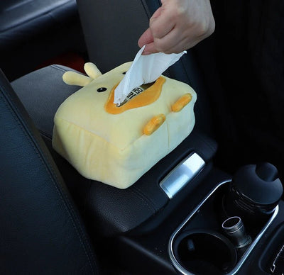 Duck Plushie Tissue Dispenser - Cute & Functional Car Accessory plush toy – – – Image 9 | Plushie Produce