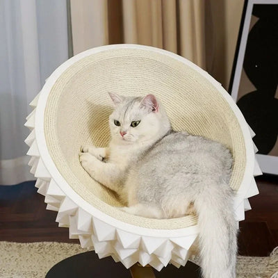 Durian Cat Bed and Scratcher, 3-in-1 Cat Product plush toy – – – Image 4 | Plushie Produce