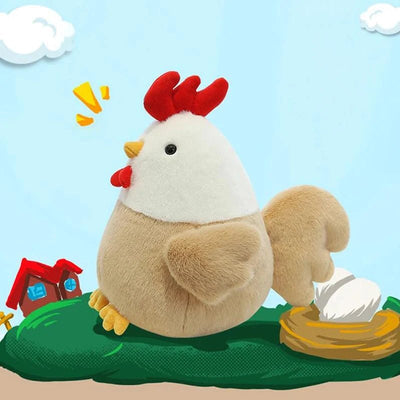 Plushie Farmhouse Chicken, 9" | 22 cm plush toy – – – Image 4 | Plushie Produce