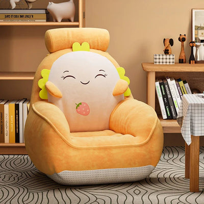 Food-Themed Children's Plushie Reading Chair plush toy – – Strawberry/ 60 – Image 14 | Plushie Produce