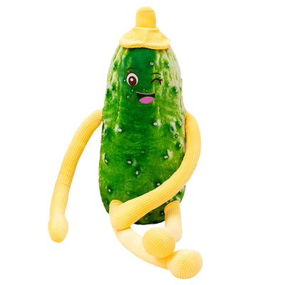 Funny Long-Armed Cucumber Plushie, 28-55" |70-140 cm plush toy – – Cucumber – Image 7 | Plushie Produce