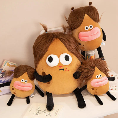 Funny Potato Plushie with Hair, 12-20" | 30-50 cm plush toy – – – Image 7 | Plushie Produce