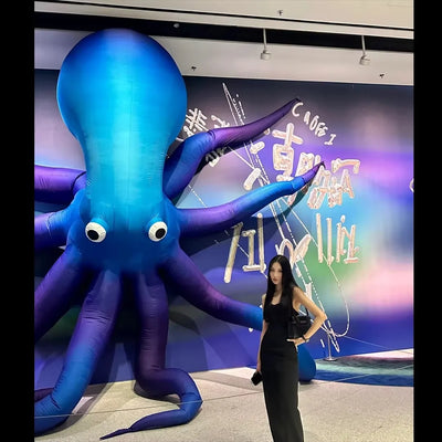 Giant Inflatable Octopus – Oversized Event & Lawn Decoration plush toy – – – Image 4 | Plushie Produce