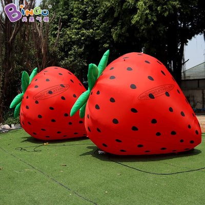 Giant Inflatable Strawberry – Oversized Lawn & Event Decoration plush toy – – – Image 2 | Plushie Produce