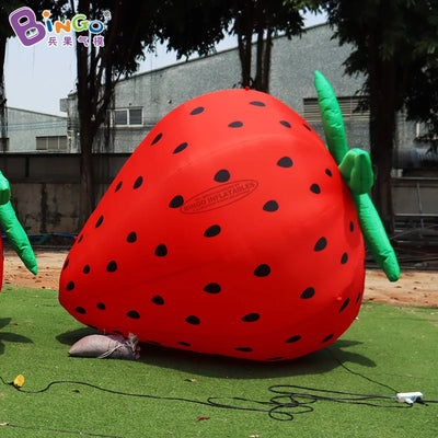 Giant Inflatable Strawberry – Oversized Lawn & Event Decoration plush toy – – – Image 5 | Plushie Produce