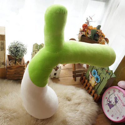 Giant Plushie Lifelike Green Onion, 24-51" | 60-130 cm plush toy – – – Image 3 | Plushie Produce