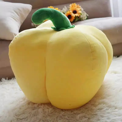 Giant Yellow Bell Pepper Plushie – Realistic Food Plush Toy plush toy – – – Image 2 | Plushie Produce