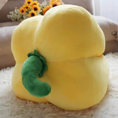 Giant Yellow Bell Pepper Plushie – Realistic Food Plush Toy plush toy – – – Image 4 | Plushie Produce