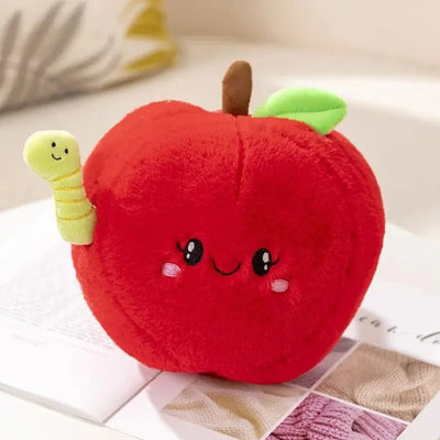 Happy Harvest: Cartoon Fruit Plush Toys Collection, Five Large Fruits plush toy – – Apple/ 25 cm – Image 6 | Plushie Produce