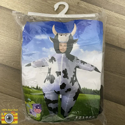 Inflatable Dairy Cow Costume – The Ultimate Party Showstopper plush toy – – – Image 4 | Plushie Produce