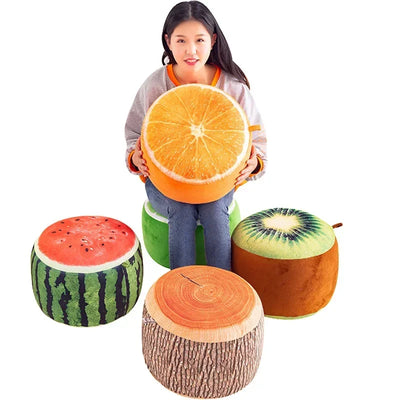 Inflatable Fruit Stools – Fun, Portable, and Sturdy plush toy – – – Image 2 | Plushie Produce