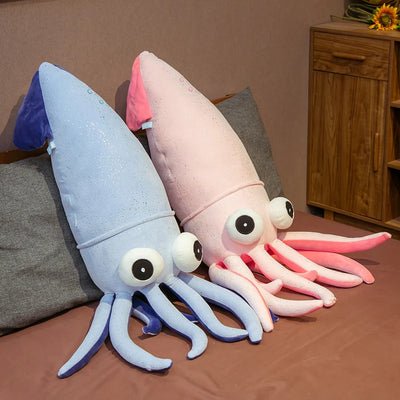 Jumbo Cartoon Squid Plush Toy, 2.3-4.3 ft | 70-130 cm plush toy – – – Image 2 | Plushie Produce