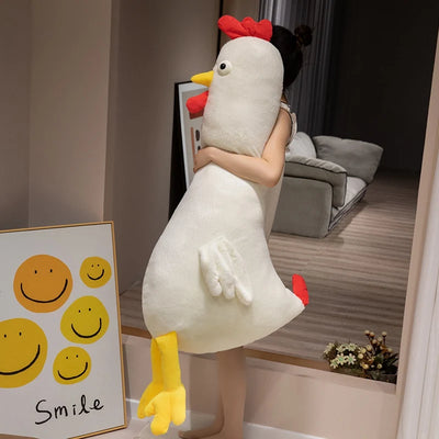 Jumbo Long-Necked Chicken Plushie, 3 Colors, 24-55" | 60-140 cm plush toy – – – Image 2 | Plushie Produce