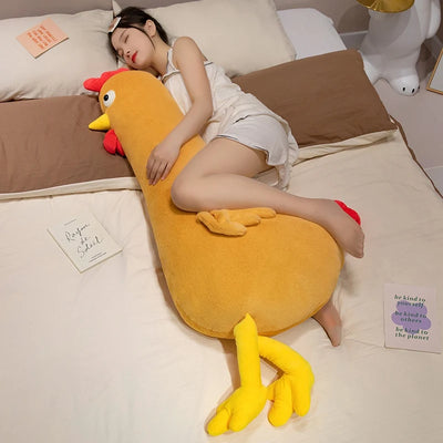 Jumbo Long-Necked Chicken Plushie, 3 Colors, 24-55" | 60-140 cm plush toy – – – Image 5 | Plushie Produce