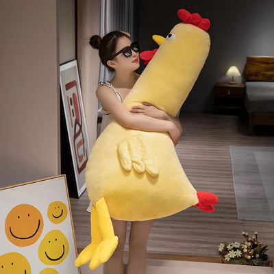 Jumbo Long-Necked Chicken Plushie, 3 Colors, 24-55" | 60-140 cm plush toy – – – Image 7 | Plushie Produce