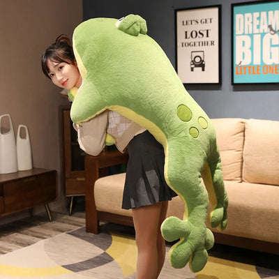 Jumbo Plush Frog, 24-39" | 60-100 cm plush toy – – – Image 3 | Plushie Produce