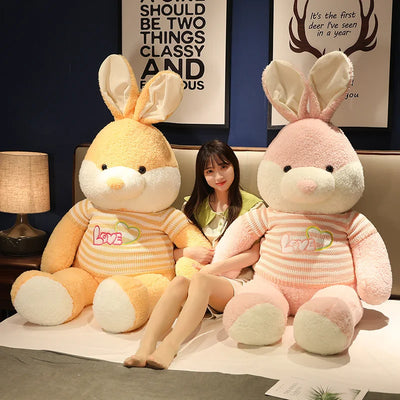Jumbo Rabbit Plushie - 35-43" | 90-110 cm plush toy – – – Image 3 | Plushie Produce