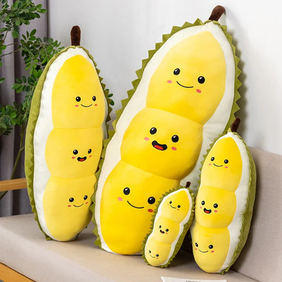Jumbo Smiling Durian Plushie, 12-37" | 30-95 cm plush toy – – – Image 9 | Plushie Produce