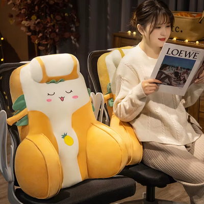 Kawaii Fruit Backrest Pillow – Cozy Support with a Juicy Twist! plush toy – – – Image 7 | Plushie Produce