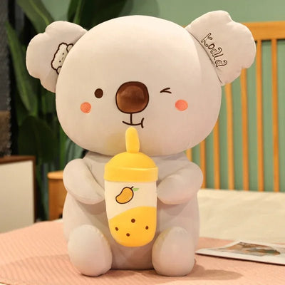 Koala Bubble Tea Plushie, 3 Flavors, 14-24" | 35-60cm plush toy – – Yellow – Image 8 | Plushie Produce