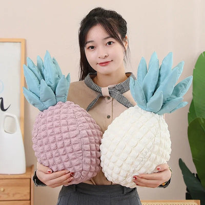 Large Simulation Pineapple Plushie Decor, 20" | 50 cm plush toy – – – Image 2 | Plushie Produce