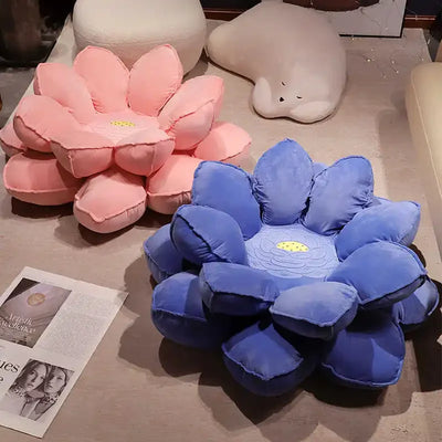 Lotus Blossom Plush Floor Cushion - Two Colors plush toy – – – Image 3 | Plushie Produce