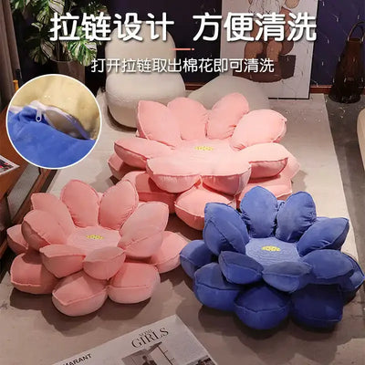 Lotus Blossom Plush Floor Cushion - Two Colors plush toy – – – Image 4 | Plushie Produce