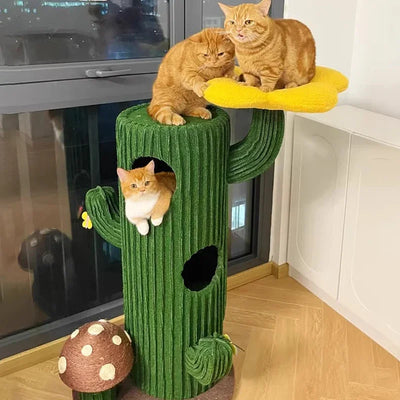 Luxury Cactus Cat Tree- Suitable for Multiple Cats plush toy – – – Image 1 | Plushie Produce