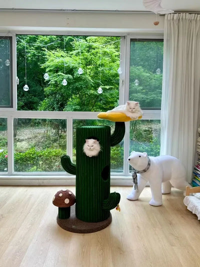 Luxury Cactus Cat Tree- Suitable for Multiple Cats plush toy – – – Image 7 | Plushie Produce