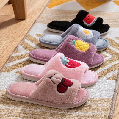 Open-Toed Fruit Slippers, Five Styles, US Men 3.5-6.5/Women 5.5-8 plush toy – – – Image 4 | Plushie Produce