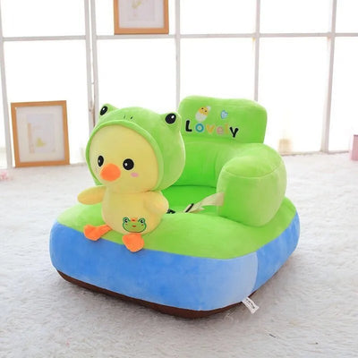 Plush Baby Support Seat - Three Animal Designs plush toy – – Duck/Frog – Image 3 | Plushie Produce
