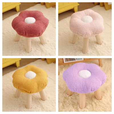 Plush Flower Stool – Five Colors - Cute, Comfy, and Functional plush toy – – – Image 5 | Plushie Produce