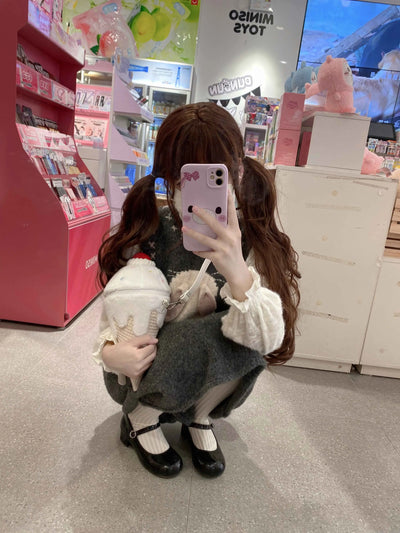 Plush Ice Cream Shoulder Bag – A Kawaii Plushie with Sweet Style plush toy – – – Image 6 | Plushie Produce