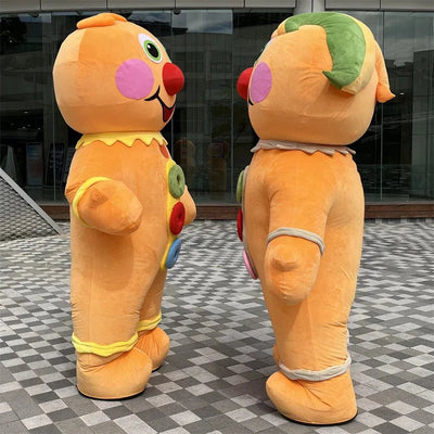 Plush Inflatable Gingerbread Cookie Costume plush toy – – – Image 2 | Plushie Produce