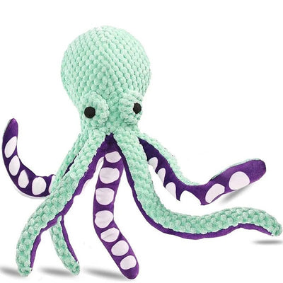 Plush Octopus Squeaky Dog Chew Toy, 13" | 32 cm plush toy – – – Image 7 | Plushie Produce