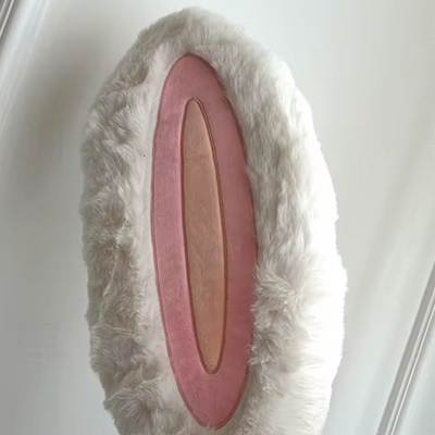 Plush Rabbit Body Mirror with LED Lights | 39" x 75" (100 x 190 cm) plush toy – – – Image 11 | Plushie Produce